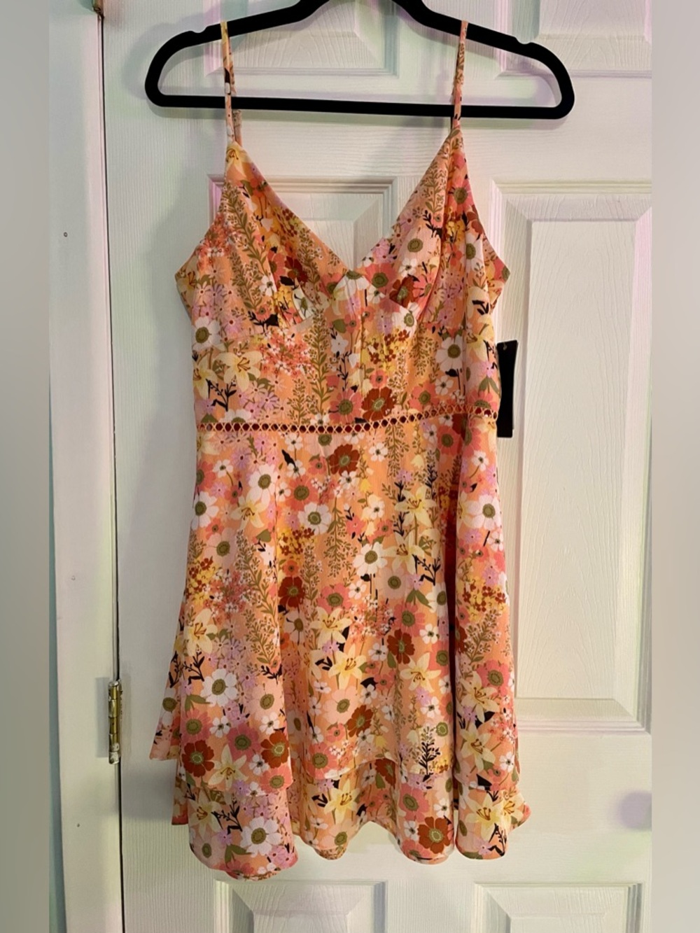 City Studio Juniors' Tiered Fit & Flare Dress, Size 9, NWT